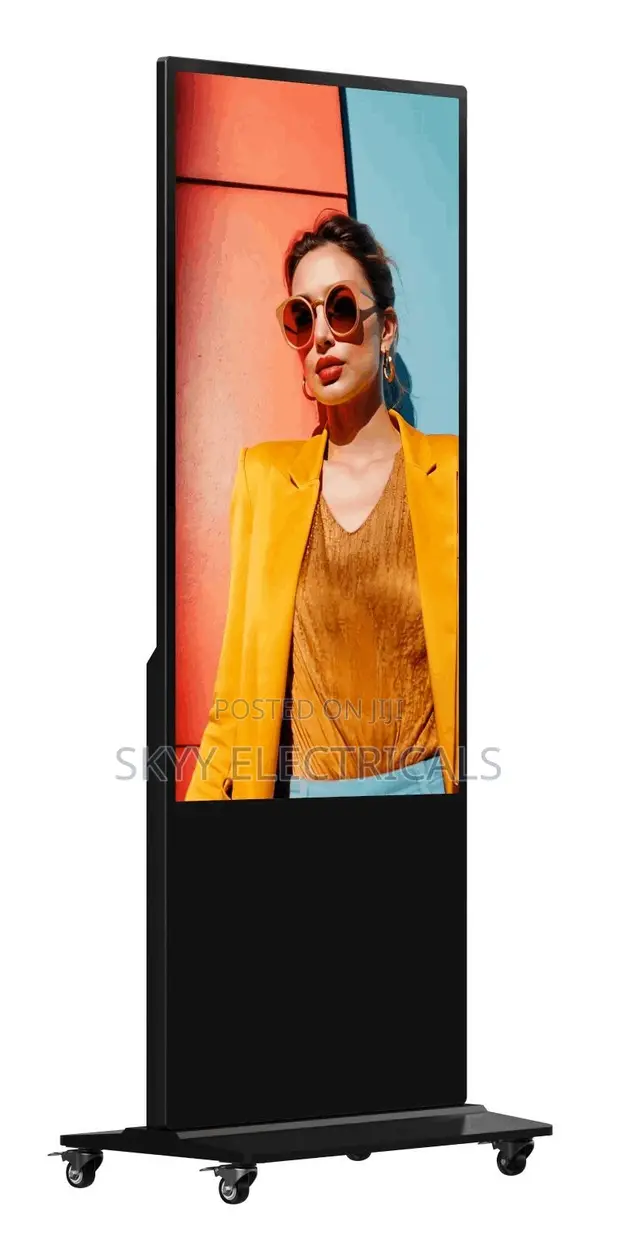Hikvision 55" Slim Floor Standing Digital Signage Screen - 1