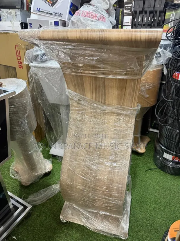 Floor-Standing Wooden Pulpit - 1