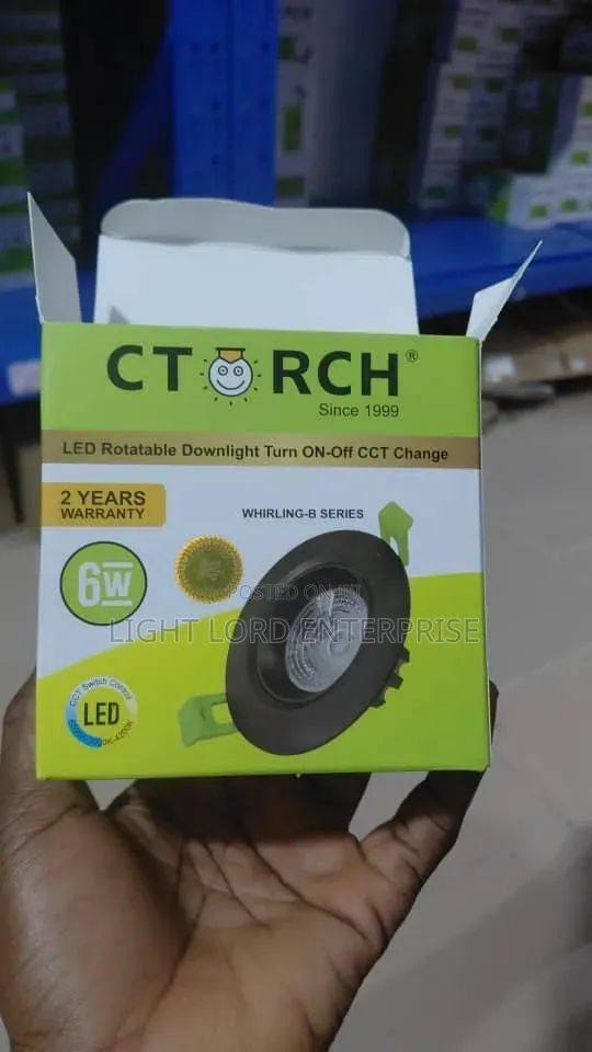 CTORCH Whirling-B Series 6W Rotatable LED Downlight - 1