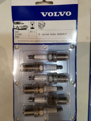 Volvo Spark Plugs - 5 Pieces (Genuine, Made in France)