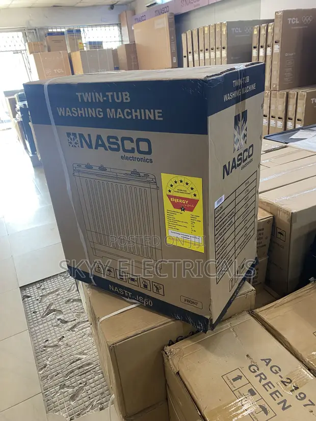 Nasco 5kg Twin Tub Washing Machine - Brand New - 1