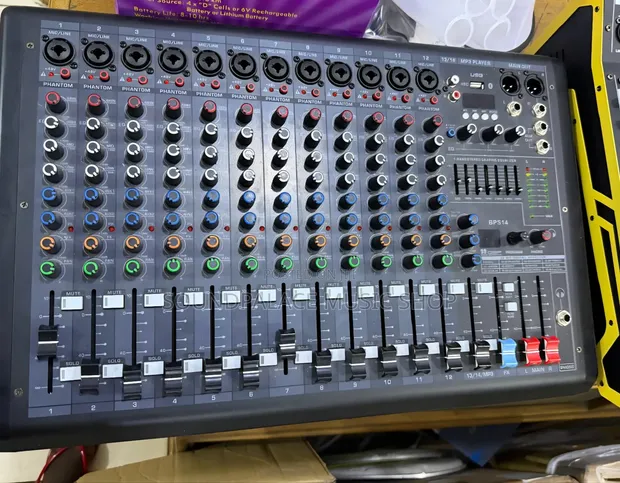 BPS14 14-Channel Professional Audio Mixer - 1