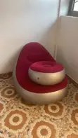 Inflatable Sofa and Foot Rest - Brand New - 1