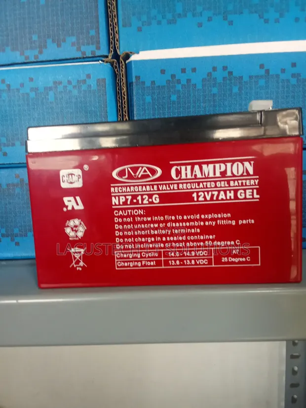 JVA Champion 12V 7Ah Gel Battery - 1