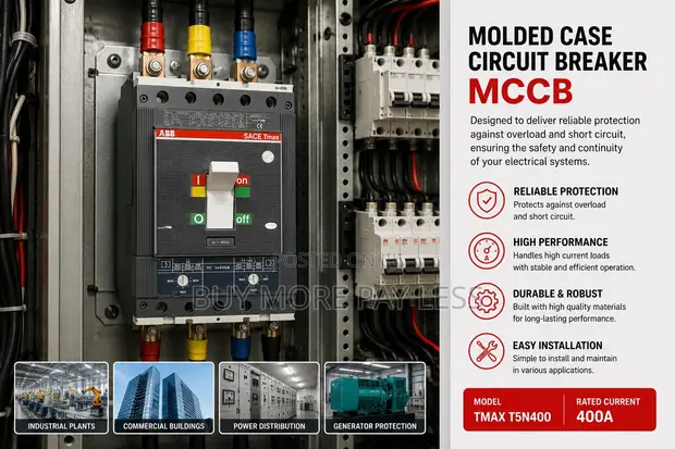 ABB SACE Tmax T5 Series Molded Case Circuit Breaker (MCCB) - 1