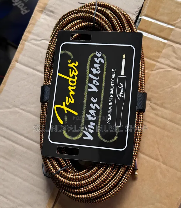 Fender Vintage Premium 10m Jack to Jack Cable - 1
