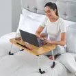 Foldable Laptop Table - Portable Bed & Study Desk - 5