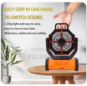Quality Multifunctional Portable Solar Camping Fan
