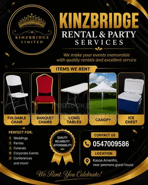 Tables, Canopies, Chairs & Banquet Chairs for Rent