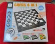 4-in-1 Board Game Set: Ludo, Chess, Checkers, Snakes & Ladders - 2