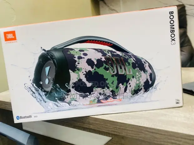 New JBL Boombox 3 Portable Bluetooth Speaker (Waterproof) - 1