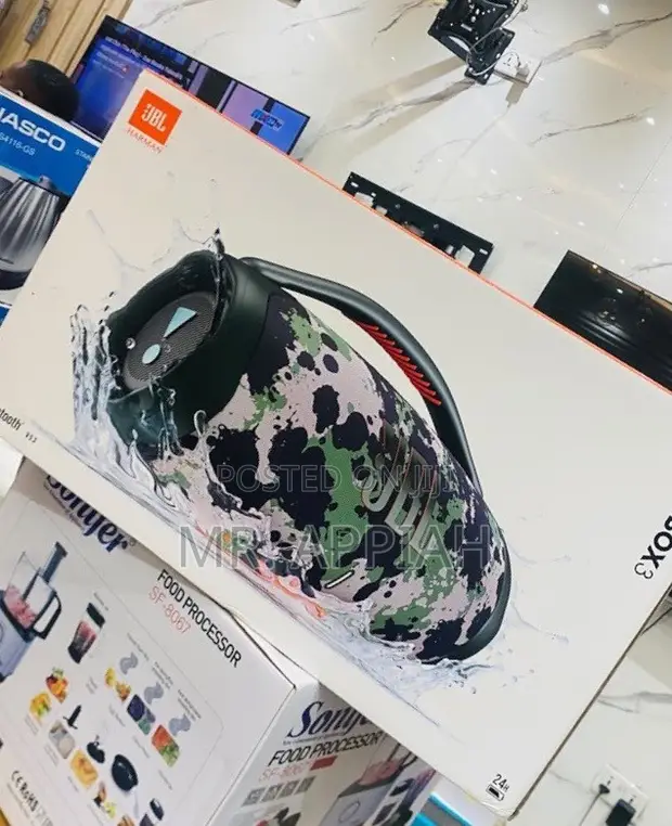 New JBL Boombox 3 Portable Bluetooth Speaker (Waterproof) - 1