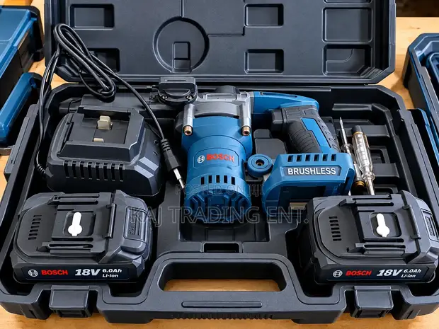Bosch Cordless Hammer Drill with 2 Batteries - 1