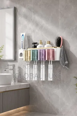 Bathroom Toothbrush Holder - Storage Organizer