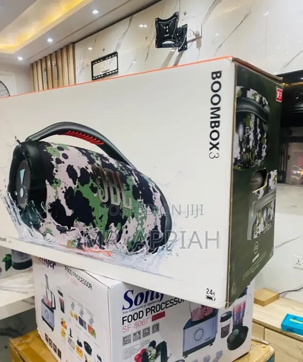 Brand New JBL Boombox 3 Wireless Speaker (Waterproof) - 1