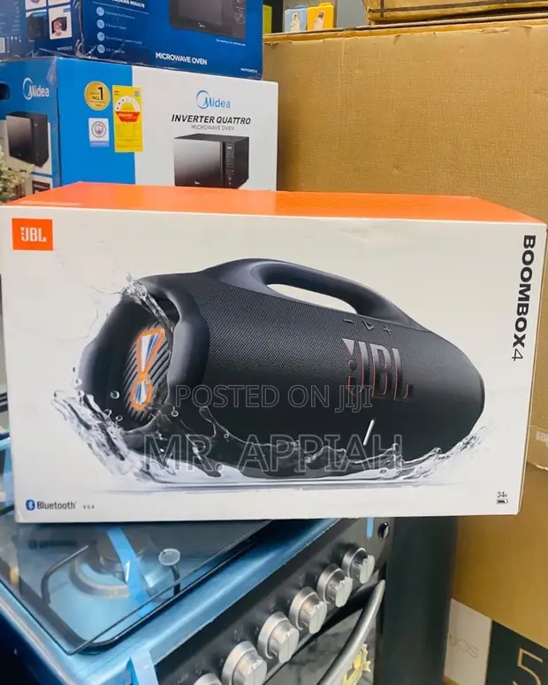 JBL Boombox 4 Speaker (Black) - 1
