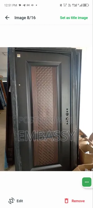 Paladin Steel Security Door - Gray