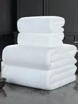 Premium White Hotel Towels - Soft & Absorbent - 4