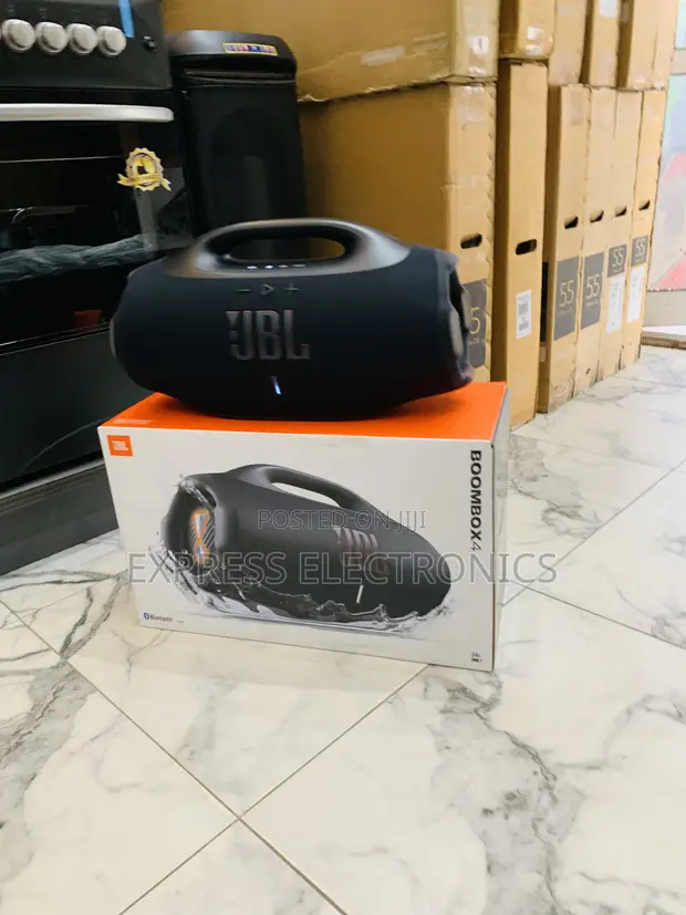 JBL Boombox 4 Portable Bluetooth Speaker - Black - 1