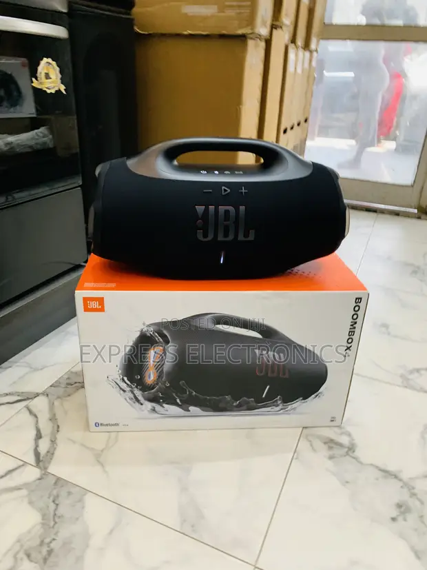 JBL Boombox 4 Portable Bluetooth Speaker - Black - 1