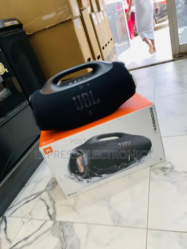 JBL Boombox 4 Portable Bluetooth Speaker - Black - 1