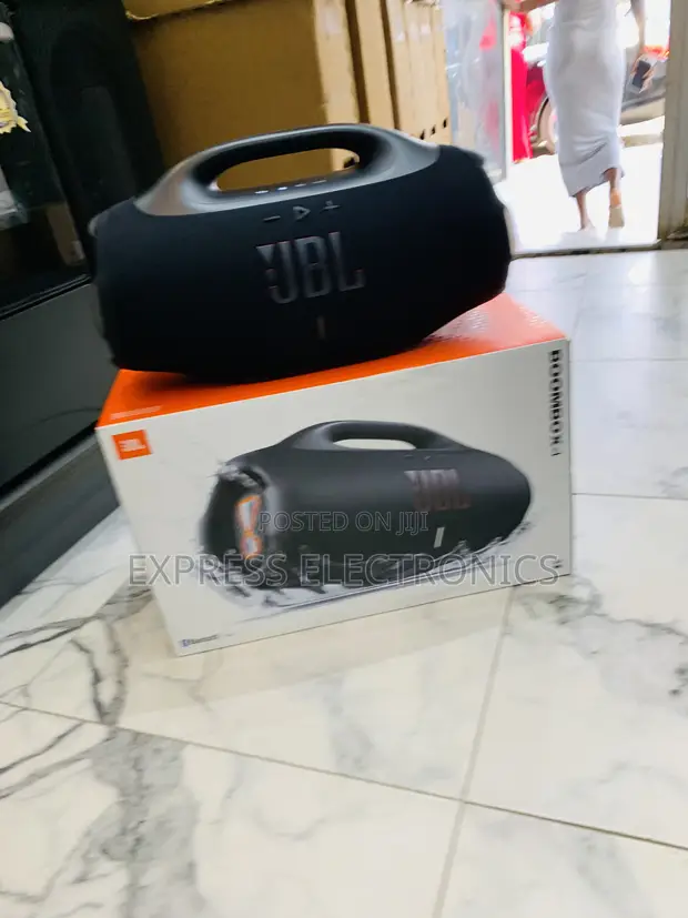 JBL Boombox 4 Portable Bluetooth Speaker - Black - 1