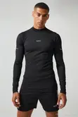 Nike Long Sleeve Compression Top & Running Shorts Set - 2
