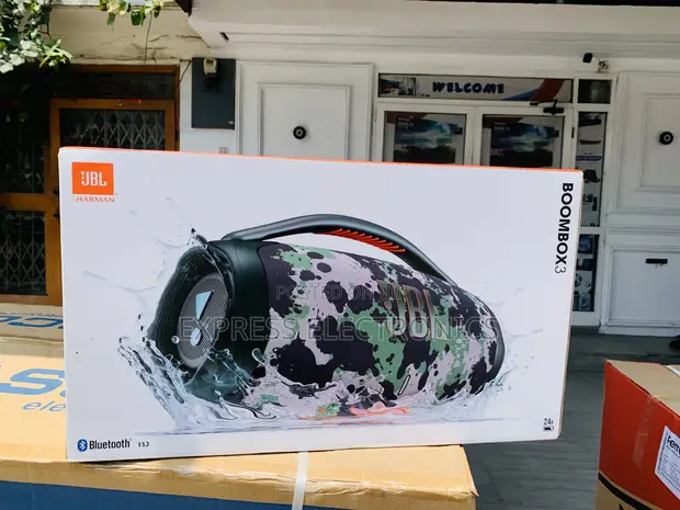 JBL Boombox 3 Large Portable Bluetooth Speaker - 1