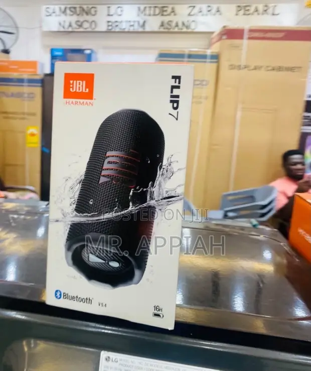 JBL Flip 7 Wireless Speaker (Black) - 1