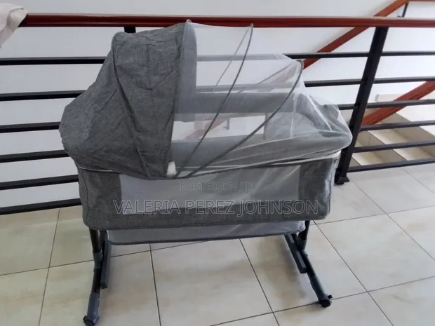 Baby Crib / Bed - Grey - 1