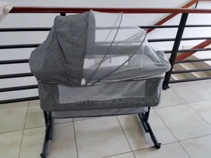 Baby Crib / Bed - Grey