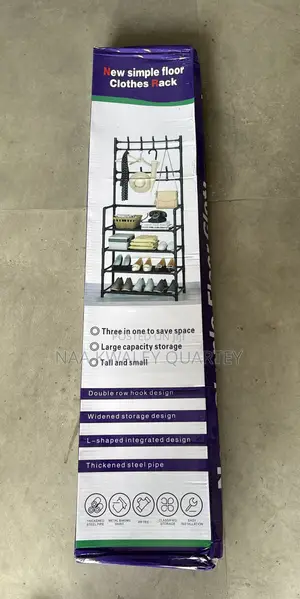 3-in-1 Shoe Rack & Multi-Purpose Hanger