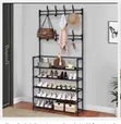 3-in-1 Shoe Rack & Multi-Purpose Hanger - 3