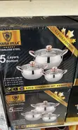 Kaiser Villa 6pcs Stainless Steel Cookware Set - 2
