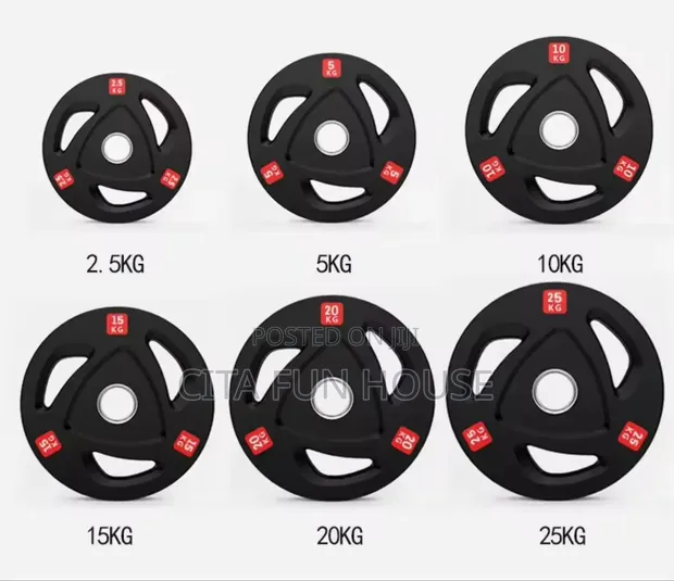 25kg Weight Plates Pair (50kg Total) - 1