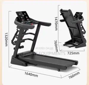 Foldable Electric Treadmill with LED Screen & Massager