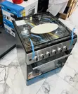Ferre 60x60cm 4 Gas Burner Cooker with Grill & Oven (Gray) - 1