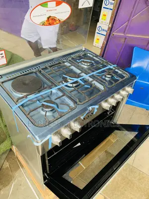 Gas Electric Cooker Oven Rotisserie 4-in-1 Stove
