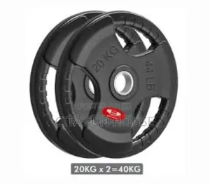 20kg Weight Plates Pair (40kg Total)