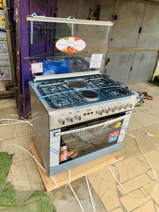 Brand New Gas Electric Cooker Oven 60/90cm 4-2 Ferre - 1