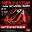 Heavy Duty Jumper Cables - 500A Peak Power - 3