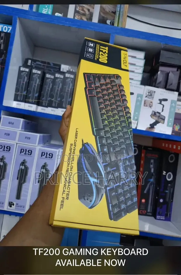 TF200 Wireless Gaming Keyboard with Mouse - 1