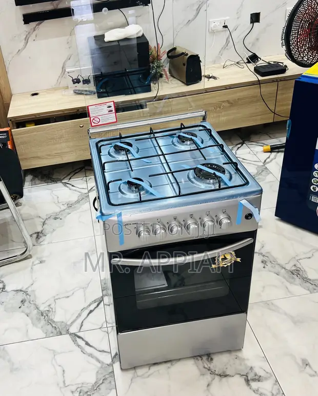 Volcano 4 Gas Burner Cooker with Grill (Gray) - 1