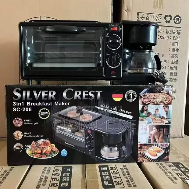 Silver Crest 3-in-1 Breakfast Maker - 1