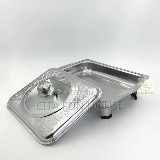 Chafing Dish with Glass Lid - 1