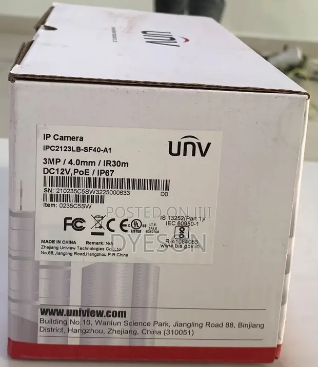 3MP HD Mini IR Fixed Bullet Network Camera - 1
