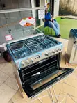 Ferre 60x90cm 4-Burner Gas Cooker with Rotisserie Oven (Gray) - 1