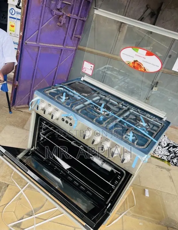 Ferre 60x90cm 4 Gas + 1 Electric Cooker with Glass Lid - 1