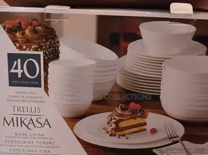 Mikasa Louis 40-Piece Bone China Dinnerware Set