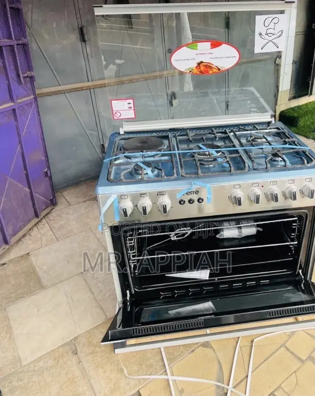 Ferre 60x90cm 4 Gas + 1 Electric Cooker (Gray) - 1